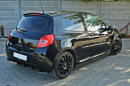 Splittery zadní, boční Renault Clio III RS 06-09 černý lesklý plast