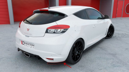 Splittery zadní, boční Renault Megane III RS 2010-2015 černý lesklý plast