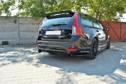 Splittery zadní, boční Volvo V50F R-Design 07-12 carbon look