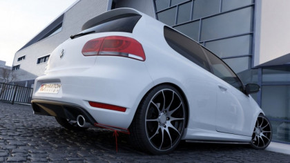 Splittery zadní, boční VW Golf 6 GTI 35th černý lesklý plast