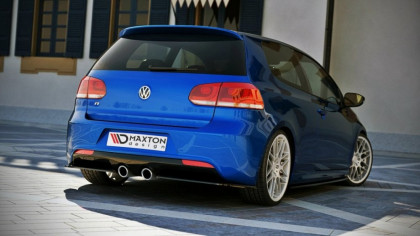 Splittery zadní, boční VW Golf 6 R 08-12 černý lesklý plast