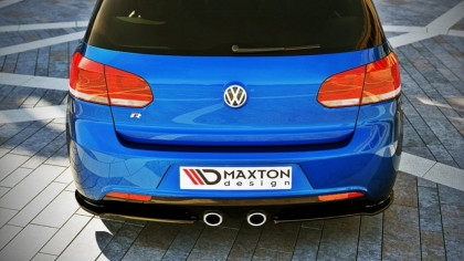 Splittery zadní, boční VW Golf 6 R 08-12 černý lesklý plast