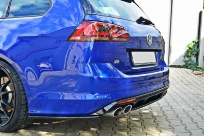 Splittery Zadní boční VW Golf 7 R kombi černý lesklý plast