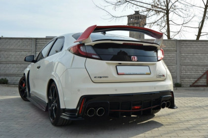 Prodloužení spojleru Maxton N.2 Honda Civic IX Type R černý lesklý plast