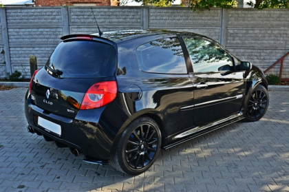 Střešní spoiler Maxton Renault Clio III RS černý lesklý plast