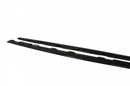 Prahové lišty Audi A5 F5 S-Line 16- černý lesklý plast