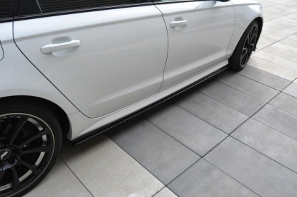 Prahové lišty Audi A6 C7 S-line Facelift carbon look