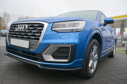 Prahové lišty Audi Q2 Mk1 2016- černý lesklý plast