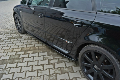 Prahové lišty Audi S4 B6 carbon look