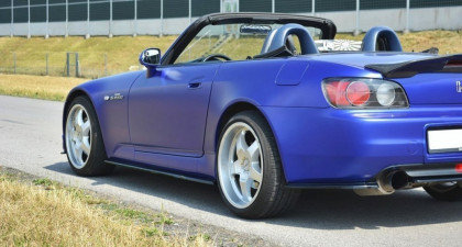 Prahové lišty Honda S2000 99-03 černý lesklý plast