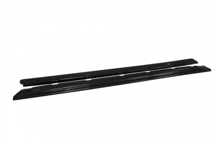 Prahové lišty Hyundai i30 mk.2 11-17 černý lesklý plast