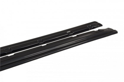 Prahové lišty Hyundai i30 mk.2 11-17 černý lesklý plast