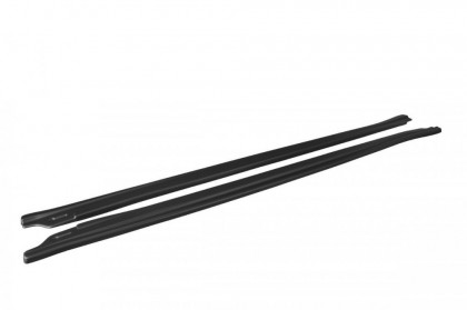 Prahové lišty Infiniti G37 Sedan 09-10 černý lesklý plast