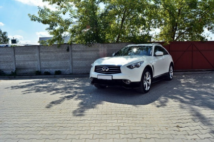 Spojler pod nárazník lipa v.1 INFINITI QX70 černý lesklý plast