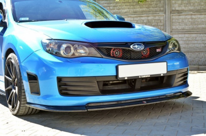 Přední spojler lipa v.2 Subaru Impreza WRX STI 2009-2011 černý lesklý plast