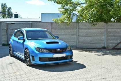 Přední spojler lipa v.2 Subaru Impreza WRX STI 2009-2011 černý lesklý plast