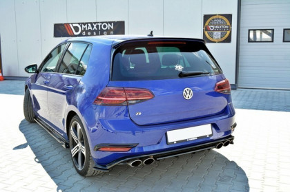 Splittery zadní VW GOLF VII R (FACELIFT) carbon look