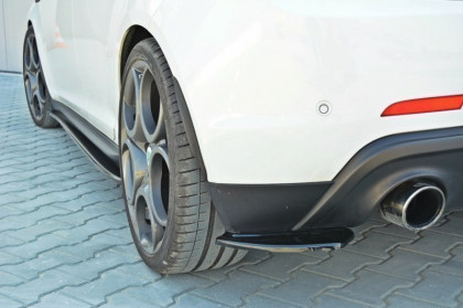 Splittery zadní, boční Alfa Romeo Giulietta 2010- černý lesklý plast