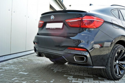 Splittery zadní, boční BMW X6 F16 MPACK 2014- černý lesklý plast
