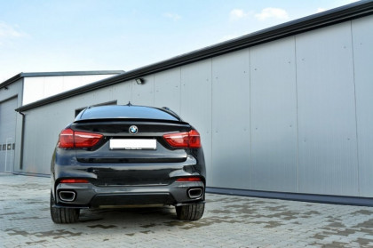 Splittery zadní, boční BMW X6 F16 MPACK 2014- černý lesklý plast