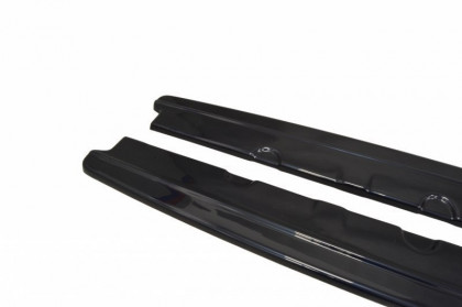 Boční prahy AUDI R8 II 2015- černý lesklý plast