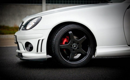 Spojler pod nárazník lipa Mercedes SLK R170 pro nárazník AMG 204  carbon look