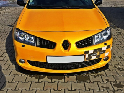 Spojler pod nárazník lipa Renault Megane II RS Po faceliftu černý lesklý plast