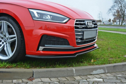 Spojler pod nárazník lipa V.1 Audi A5 F5 S-Line carbon look