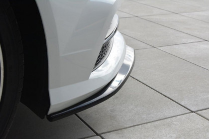 Spojler pod nárazník lipa V.1 Audi A6 C7 S-line Facelift černý lesklý plast
