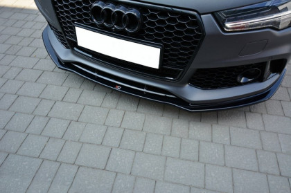 Spojler pod nárazník lipa V.1 Audi RS7 Facelift carbon look
