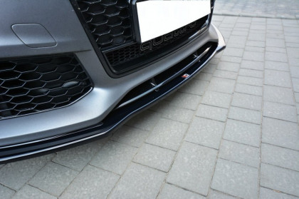 Spojler pod nárazník lipa V.1 Audi RS7 Facelift carbon look