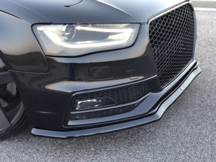 Spojler pod nárazník lipa V.1 Audi S4 B8 Facelift carbon look