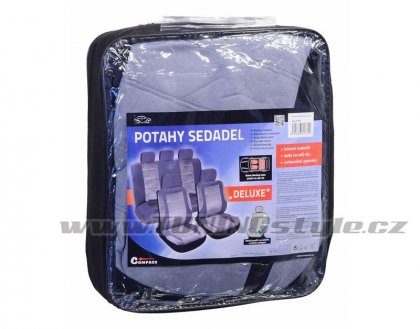 Potahy sedadel sada 9ks DELUXE AIRBAG