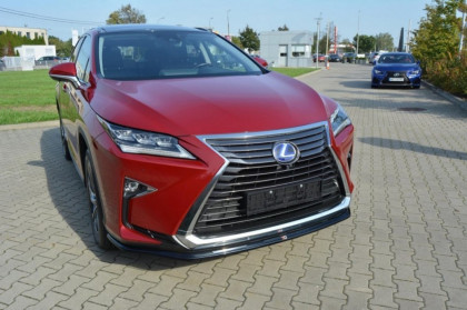 Spojler pod přední nárazník lipa V.1 Lexus RX Mk4 černý lesklý plast