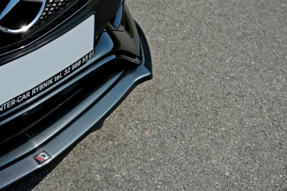Spojler pod přední nárazník lipa V.1 Mercedes A W176 AMG Facelift carbon look