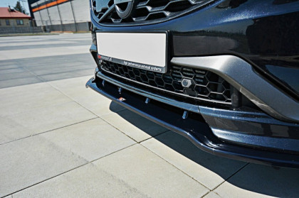 Spojler pod nárazník lipa V.1 Volvo V60 Polestar Facelift černý lesklý plast