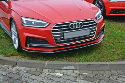 Spojler pod nárazník lipa V.2 Audi A5 F5 S-Line 16- carbon look