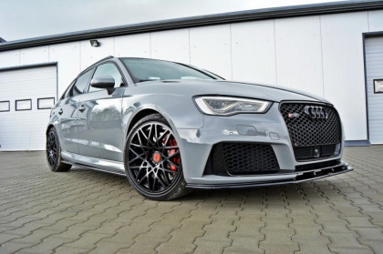 Spojler pod nárazník lipa V.2 Audi RS3 8VA Sportback 15- carbon look