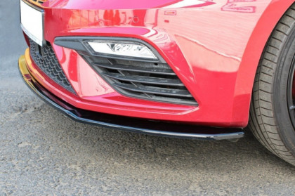 Spojler pod nárazník lipa v.2 Seat Leon Mk3 Cupra Facelift carbon look