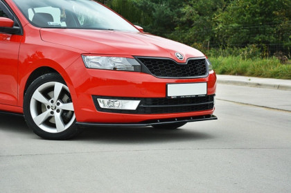 Spojler pod nárazník lipa V.2 Škoda Rapid 2012- carbon look