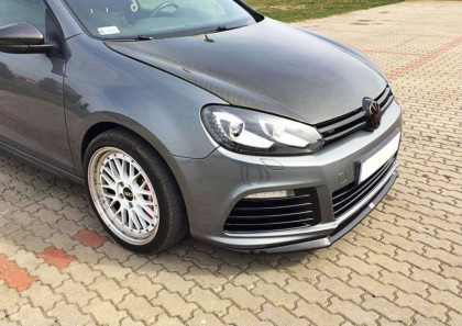 Spojler pod přední nárazník lipa VW Golf 6 R Cupra Look černý lesklý plast