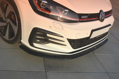 Spojler pod nárazník lipa VW Golf 7 GTI Facelift V.2 černý lesklý plast