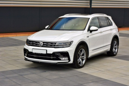 Spojler pod nárazník Volkswagen Tiguan Mk2 R-Line černý lesklý plast