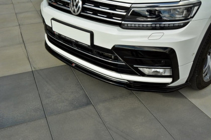 Spojler pod nárazník Volkswagen Tiguan Mk2 R-Line černý lesklý plast
