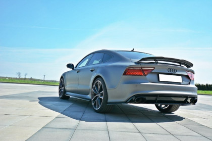 Splitter zadní, prostřední Audi RS7 Facelift 14-17 carbon look