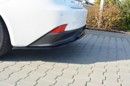 Splitter zadní, prostřední Lexus IS Mk3 H  13-16 černý lesklý plast