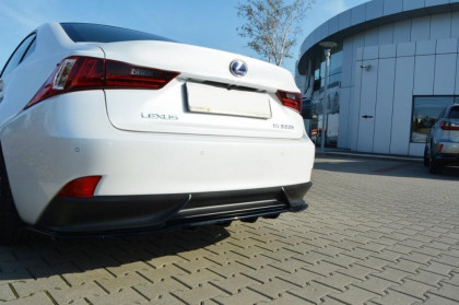 Splitter zadní, prostření Lexus IS Mk3 H  13-16 černý lesklý plast