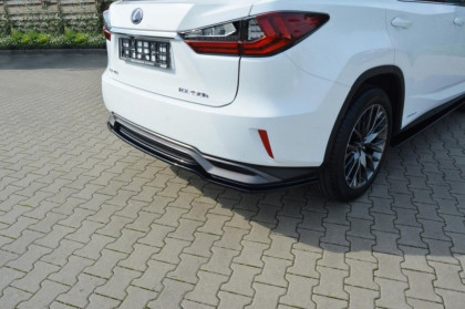 Splitter zadní, prostřední Lexus RX Mk4 H (Bez difuzoru) 2015- černý lesklý plast