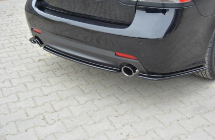 Splitter zadní, prostřední Saab 9-3 Aero Mk2 Facelift 07-11 černý lesklý plast