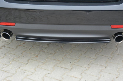 Splitter zadní, prostřední Saab 9-3 Aero Mk2 Facelift 07-11 černý lesklý plast